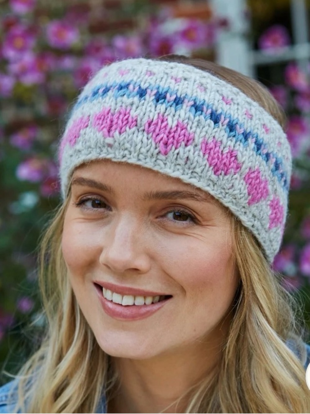 hand-knitted wool Murano Headband by Pachamama, new